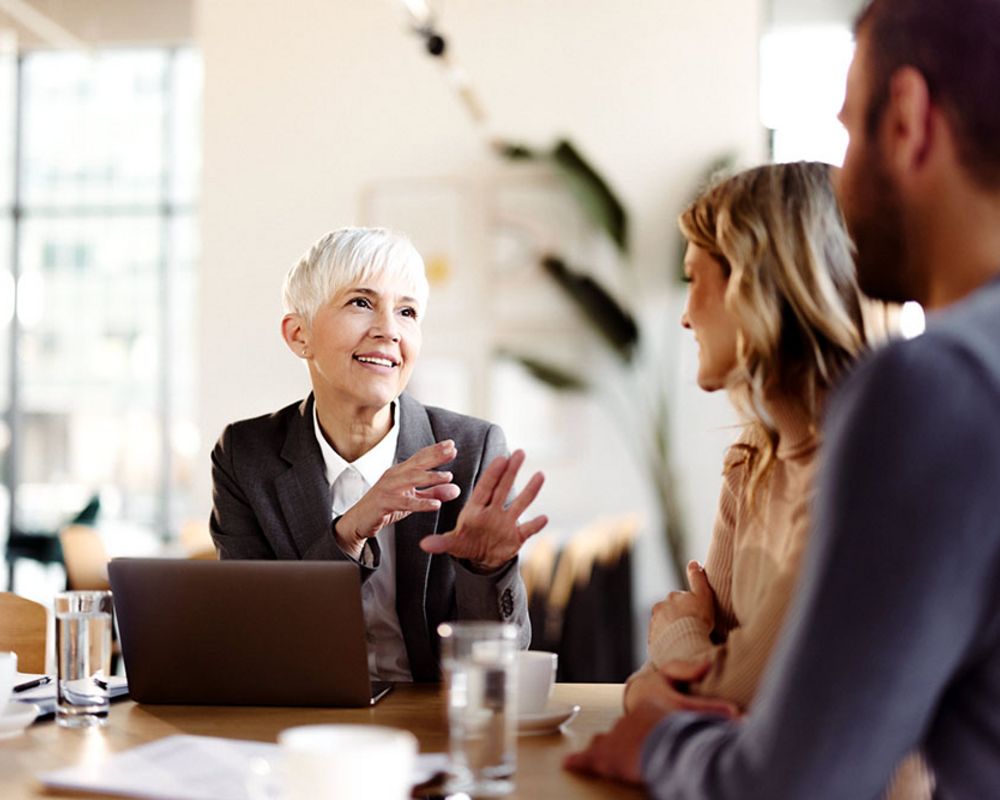 Kundenberatung im Private Banking der Sparkasse